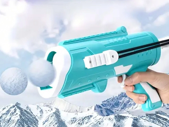 Set 6in1 voor sneeuwballen met pistool en vormen voor kinderen