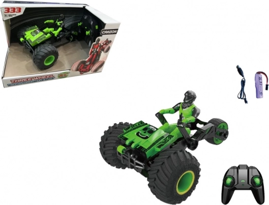 RC driewieler groen met 2.4G