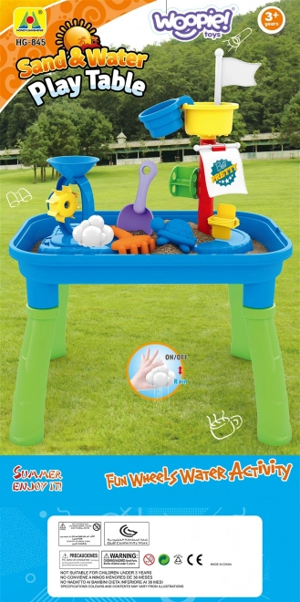 Woopie kinder speeltafel water 2-in-1 piratenschip