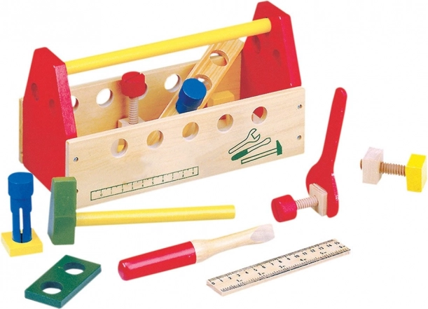 Houten gereedschapskist Bino