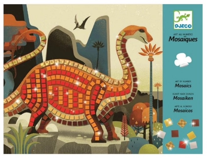 Mozaïekafbeeldingen Dinosauriërs van Djeco
