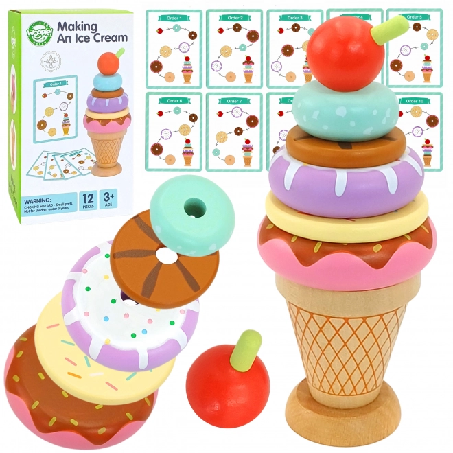 Woopie Green houten ijsjes montessori ijssalon