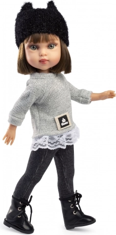 Realistische pop Penelope van vinyl 34 cm