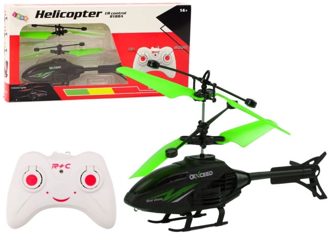 Afstandsbediende RC helikopter Gyroscoop – groen