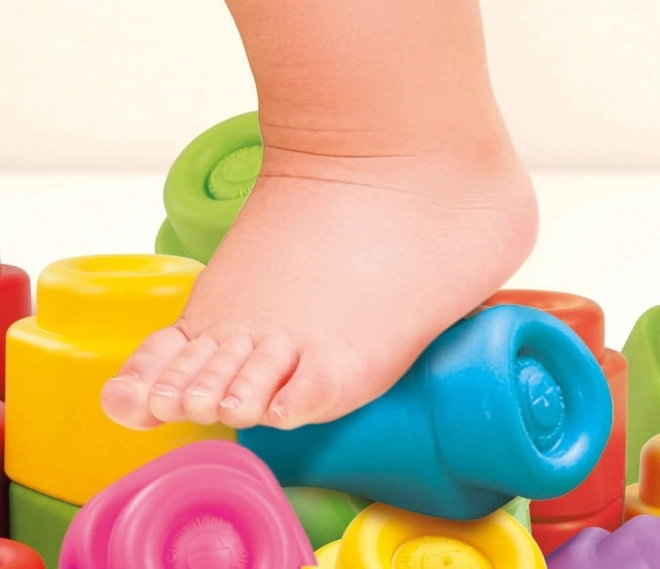 CLEMENTONI SOFT CLEMMY Sensorische inlegbal met blokjes