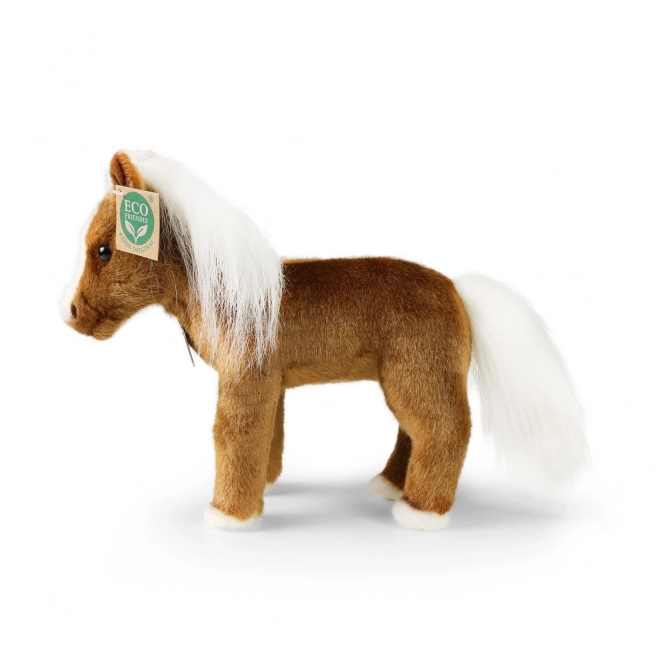 Eco-vriendelijke pluchen paard