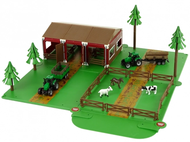 Boerderij Schuur Dieren Stalling Boerderij Twee Traktoren