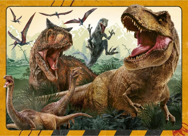 Ravensburger puzzel Jurassic World set 4x100 stuks