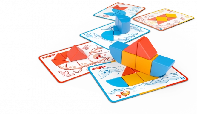Geomag Magicube Blokken&Kaarten 16 stuks
