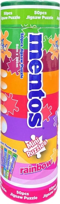 Regenboogpuzzel Mentos 50 stukjes