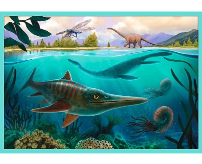 Puzzel Ontmoet de Dinosauriërs