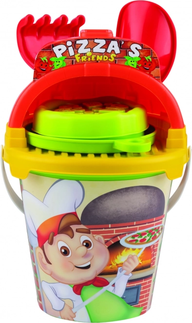 Androni zandset Pizza Friend, 7-delig