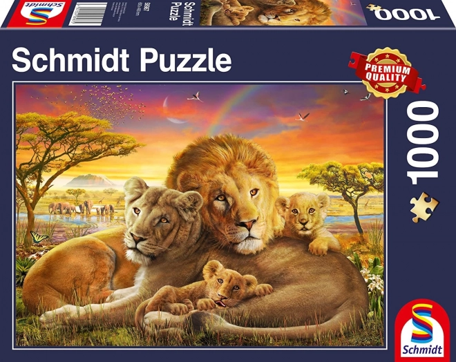 Puzzel Knuffelige Leeuwen 1000 stukjes