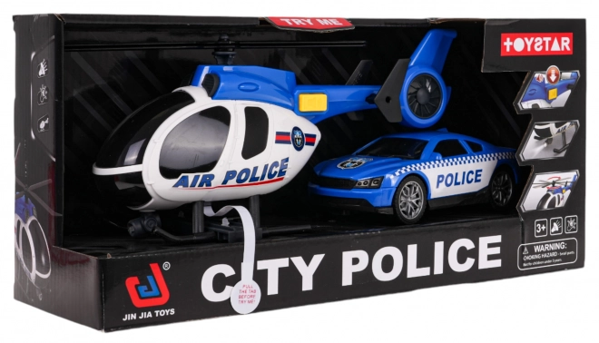 Set helikopter + politieauto