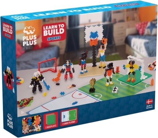 Plus-Plus leer bouwen sporten 600 stuks bouwset