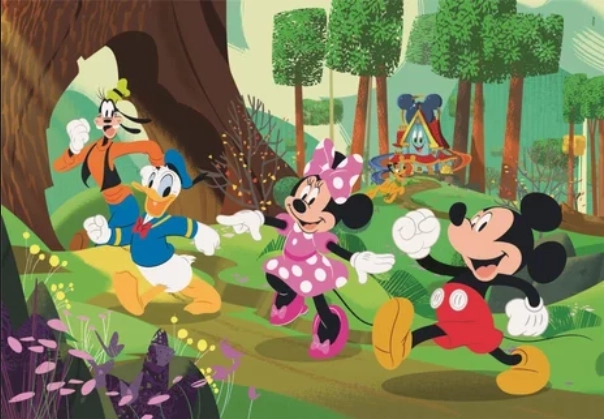 Maxi puzzel 104 stukjes Disney Mickey en vrienden