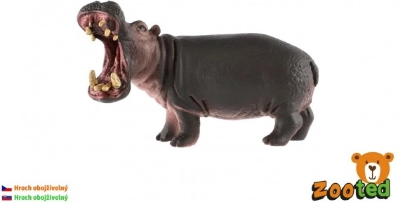 Nijlpaard plastic figuur 11 cm