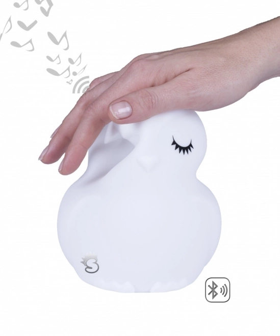 Siliconen nachtlampje dat van kleur verandert met Bluetooth-luidspreker Licht Uil HU HU HU HU HU