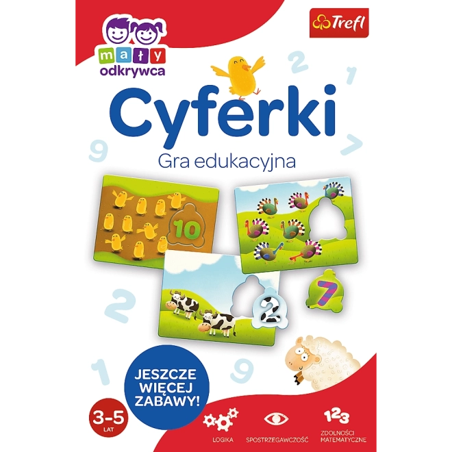 Educatief spel Nummers uit de reeks Kleine Ontdekkers Trefl