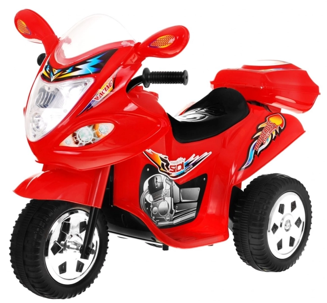 Trike BJX-088 elektrische motorfiets + geluiden + lichten – Červená