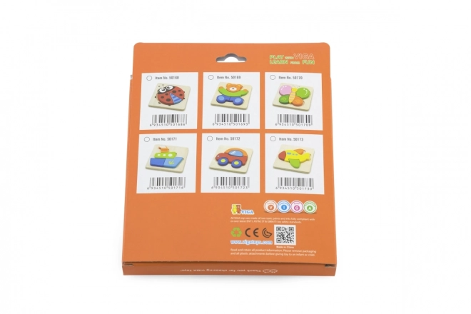 Eerste houten puzzel voor kinderen Viga Beer