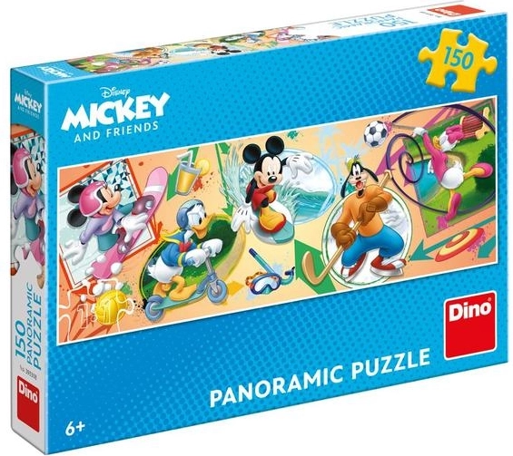 Kleurrijke sportscène met MICKEY en vrienden