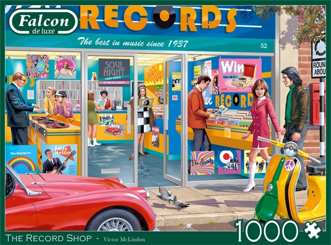 Puzzel Muziekwinkel 1000 stukjes