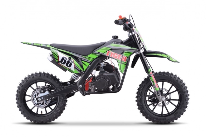 Benzinemotorfiets 49CC TIGER groen