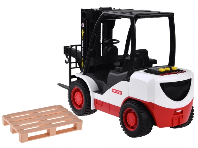 Grote heftruck met pallet