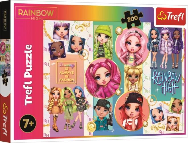 Puzzel 200 stukjes – RAINBOW HIGH Vriendschap