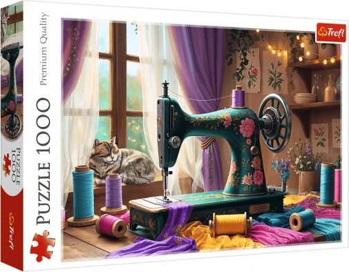 Puzzel 1000 stukjes – mijn naaiatelier Trefl