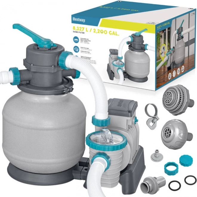 Bestway Zandfilterpomp voor Zwembad Capaciteit 8327 l/u