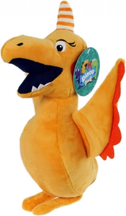 Pluchen dinosaura Pterynka Dinoo geel