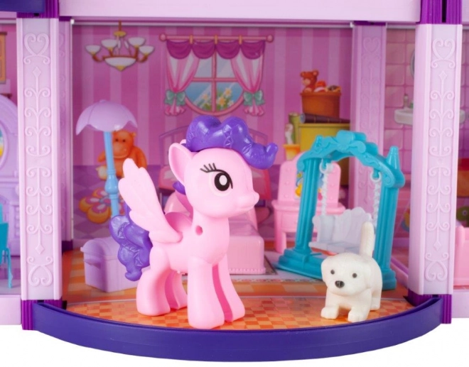 Poppenhuis met pony's