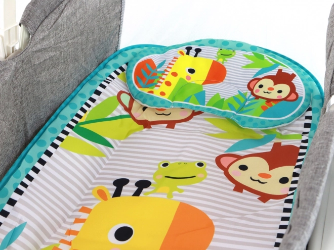 Multifunctionele kinder schommel 2-in-1 grijs