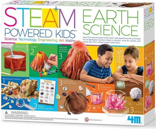 wetenschappelijke set 4M Earth Science – aarde en geologie voor kinderen