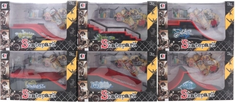 ramp met schroefbaar skateboard – kunststof springramp