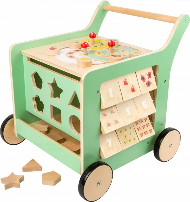 Motorisch loopstoeltje met blok Small Foot