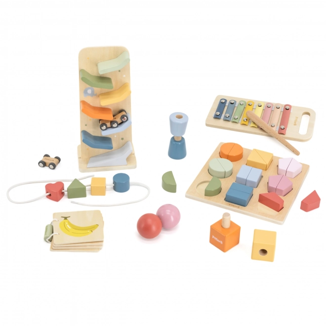 Houten activityset voor kinderen