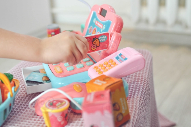 Kinderkassa Woopie met scanner en accessoires