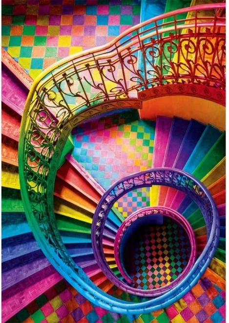 Puzzel CLEMENTONI Colorboom: Trap 500 stukjes