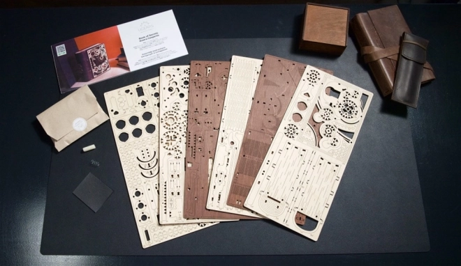 Ugears 3D houten mechanische puzzel Boek van Geheimen