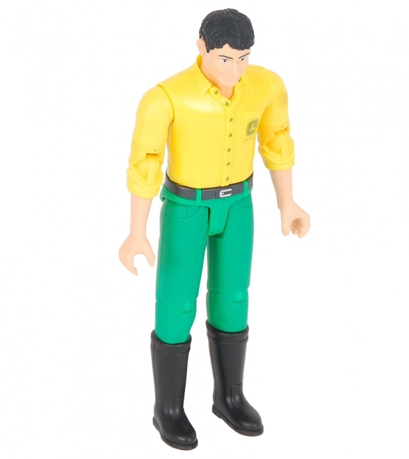 Bruder BWORLD Figuurtje John Deere gele trui, groene broek