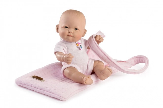 Guca 946 NIEUWGEBOREN MEISJE - realistische baby pop met volledig vinyllichaam - 25 cm