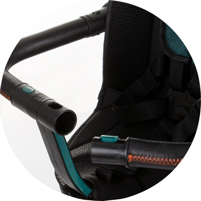 Chipolino driewieler met kap en muziekbox Derby 2-in-1 Obsidian