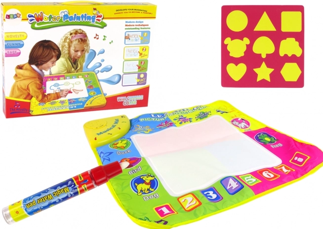 grote watertekenmat met magische stift
