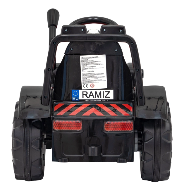 Kinder elektrische tractor met schuifblad – Rood