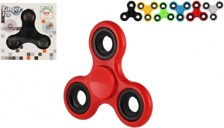 fidget spinner metaal–kunststof 7 cm, mix kleuren