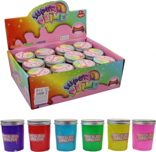 Gekleurde massa met glitter voor kinderen