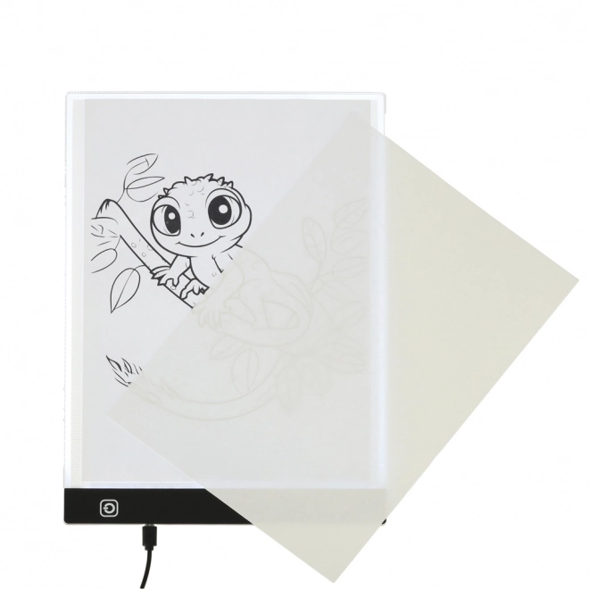 Verlichte LED tekenbord A4